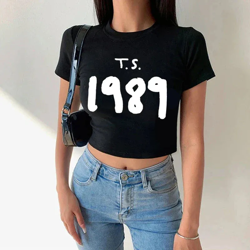 1989 Y2k Custom Crop Top Music Fans Grunge Crop Top