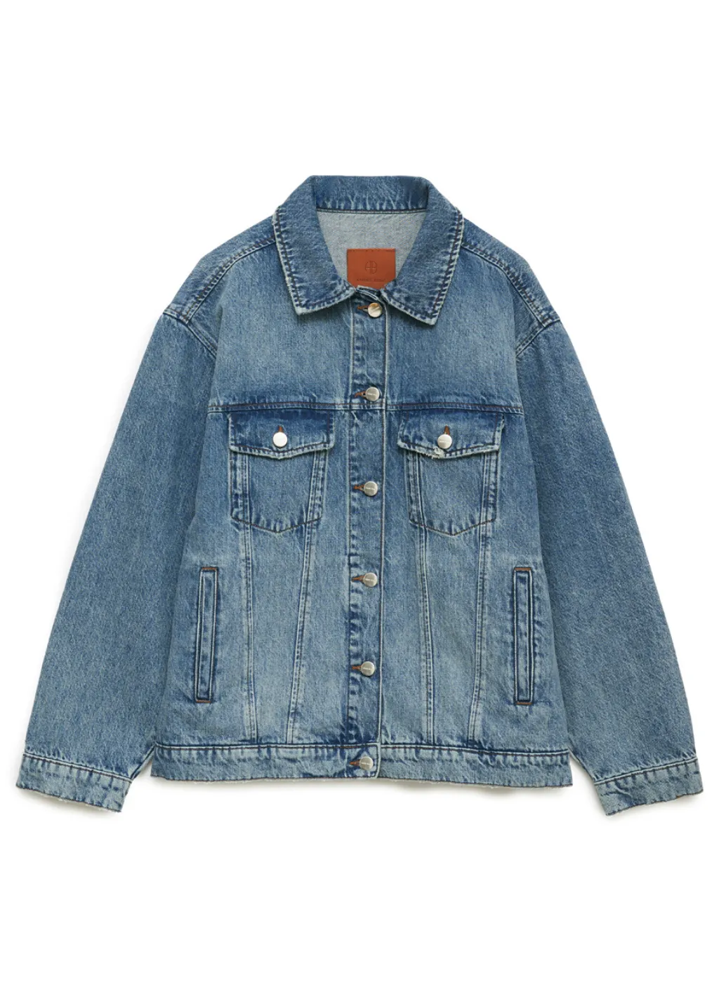 Anine Bing Rory Jacket in Vintage Indigo