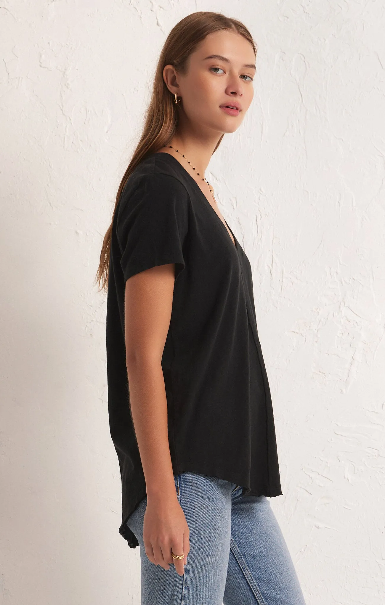 Asher V-Neck Tee