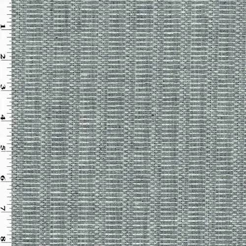 Black/White Texture Stripe Dobby Jacketing Fabric