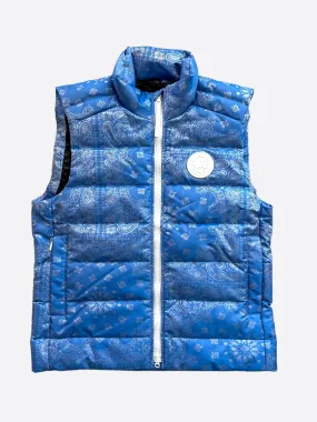 Canada Goose Concepts Blue Bandana Print Crofton Men's Vest