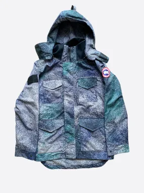 Canada Goose Navy Sandstorm Camo Voyager Men's Jacket