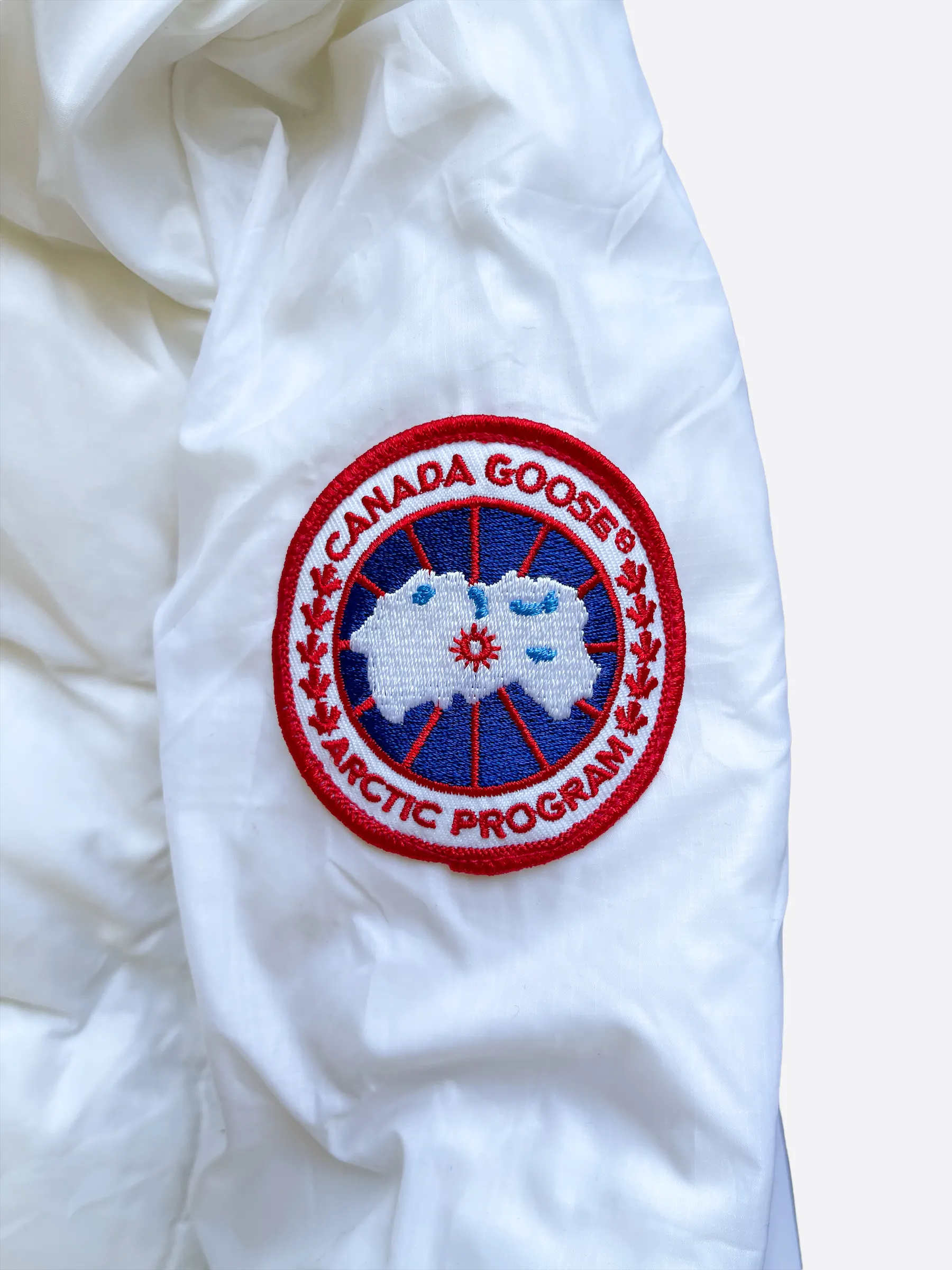 Canada Goose White Lodge Hoody Men's Jacket