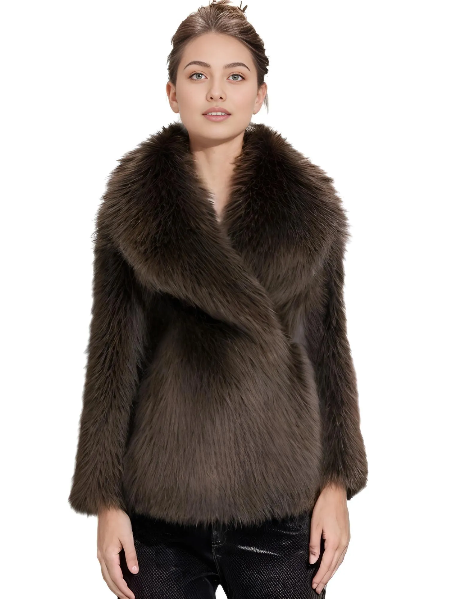 Chic Short Faux Fur Jackets For Women