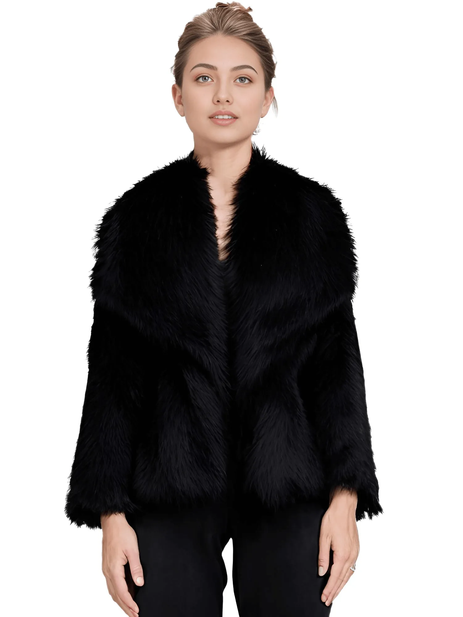 Chic Short Faux Fur Jackets For Women