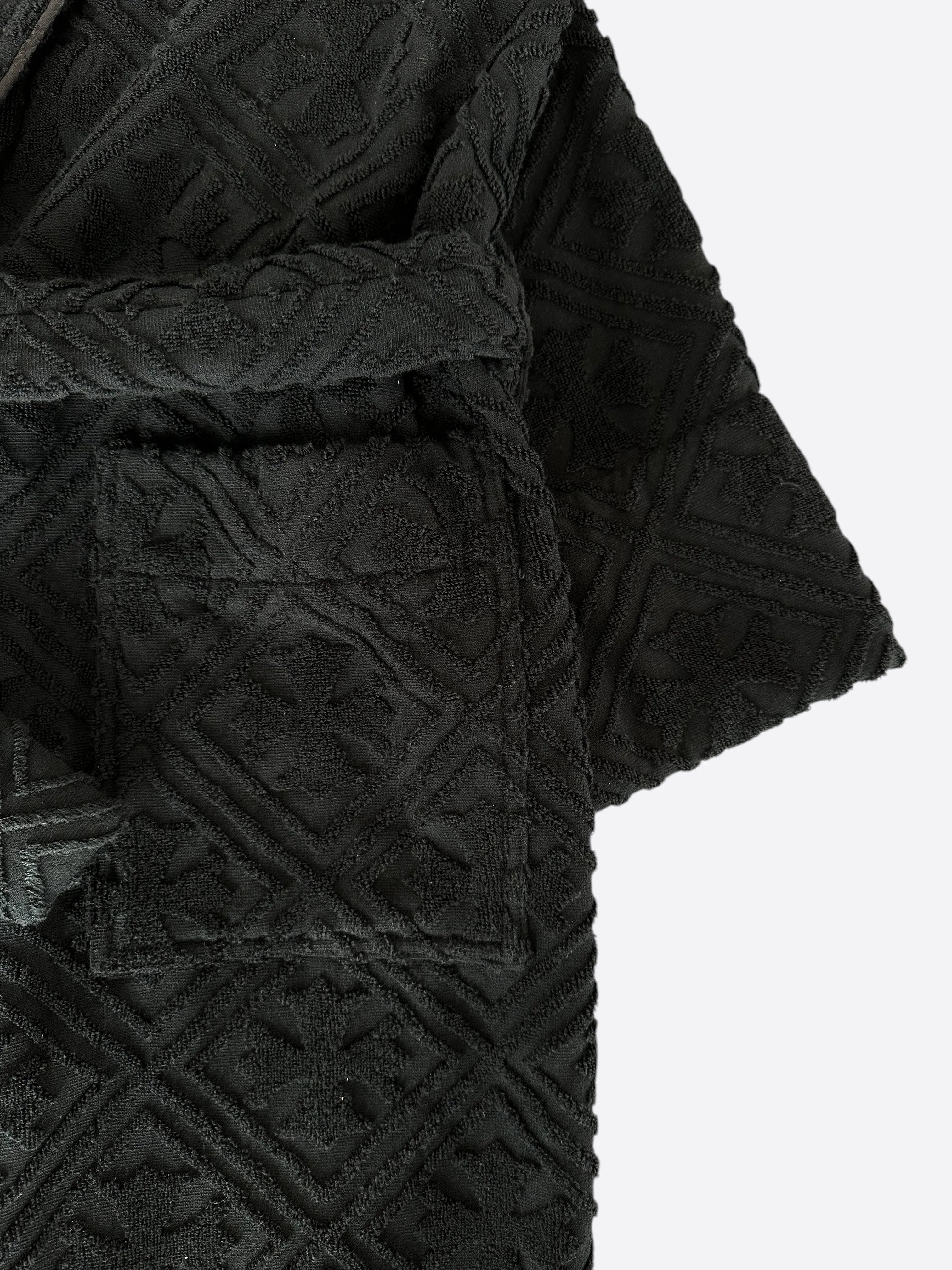 Chrome Hearts Black Cross Jacquard Robe