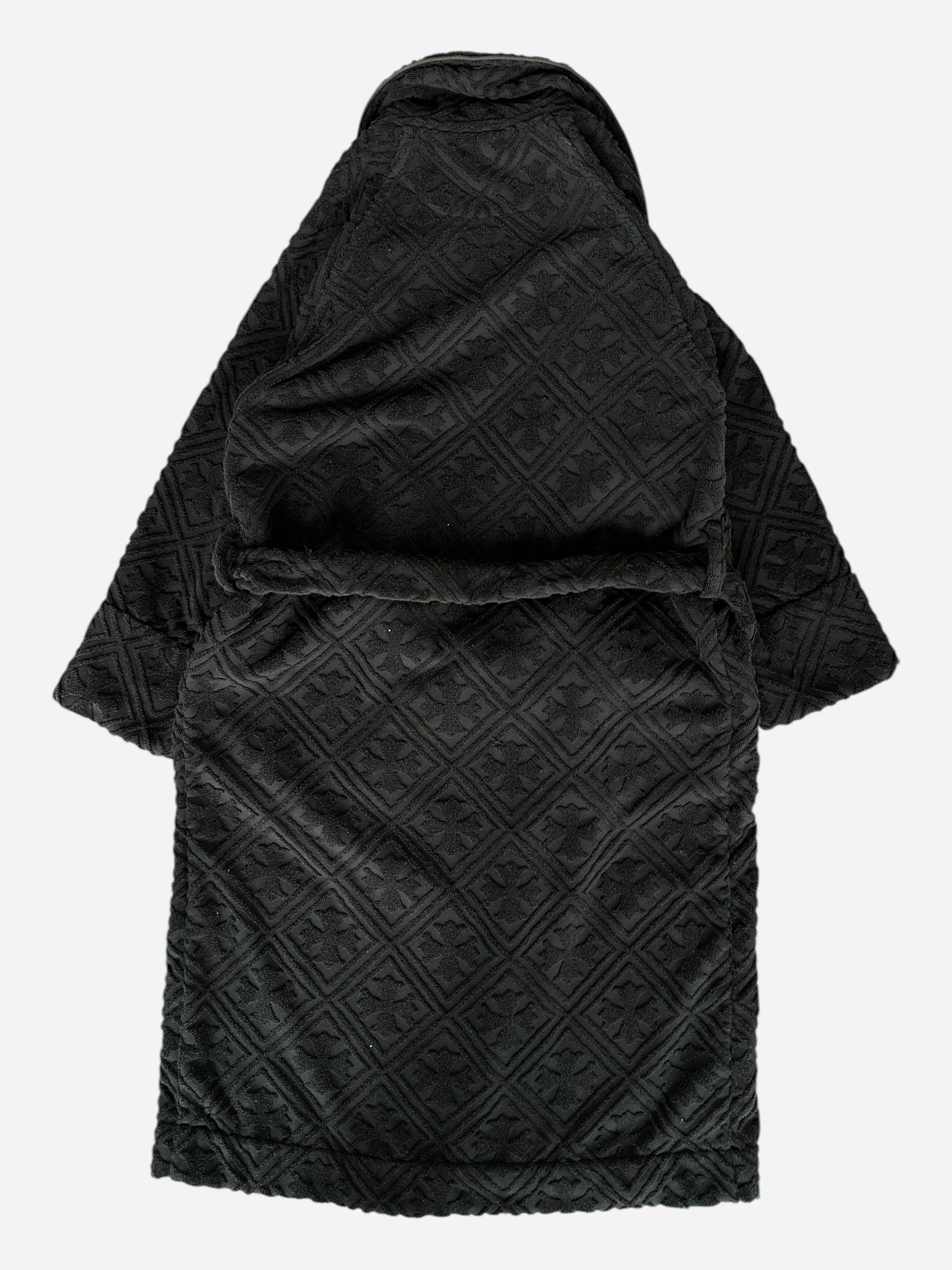 Chrome Hearts Black Cross Jacquard Robe