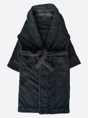 Chrome Hearts Black Cross Jacquard Robe