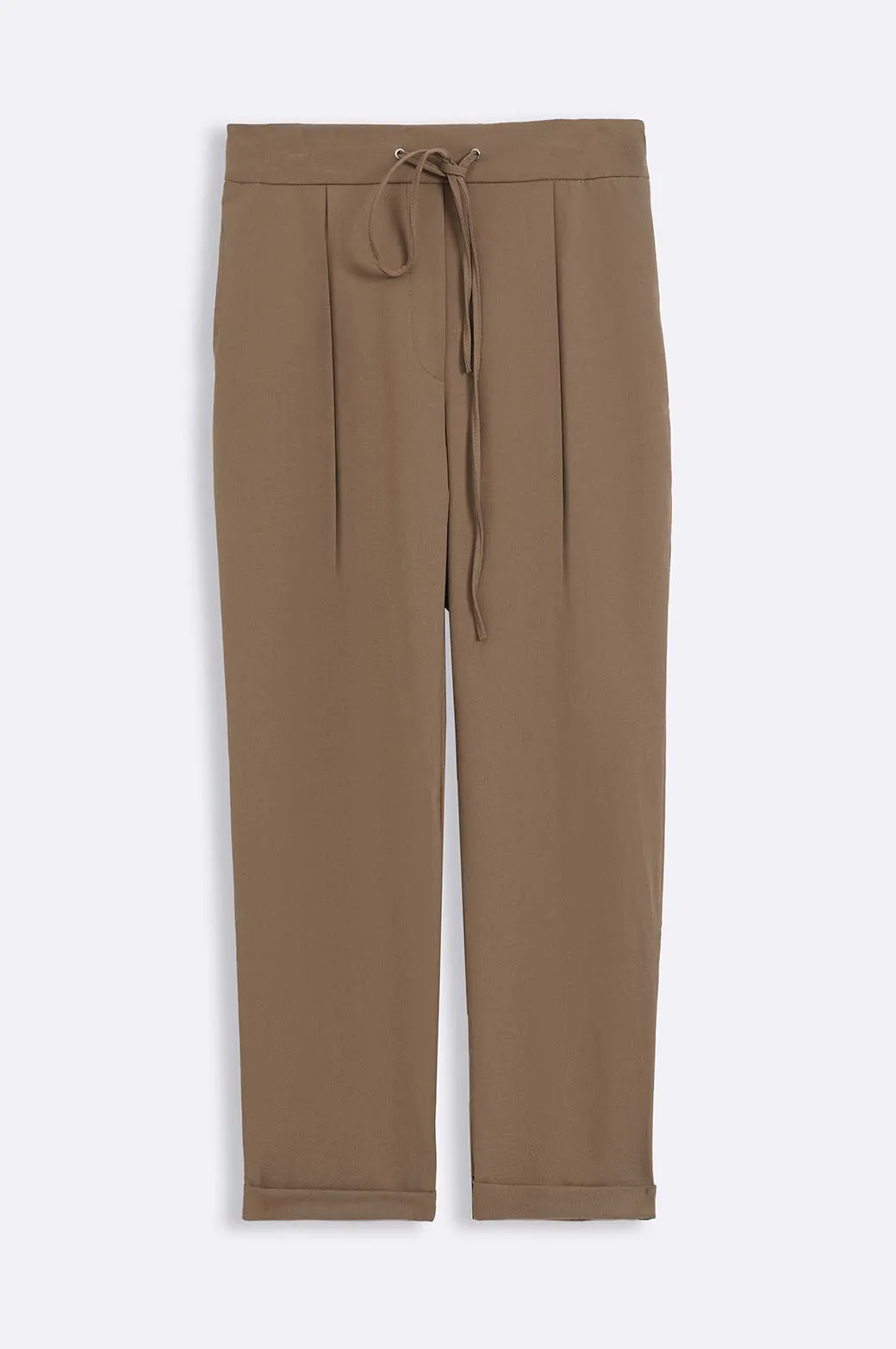 DRAWSTRING TAILORED PANTS