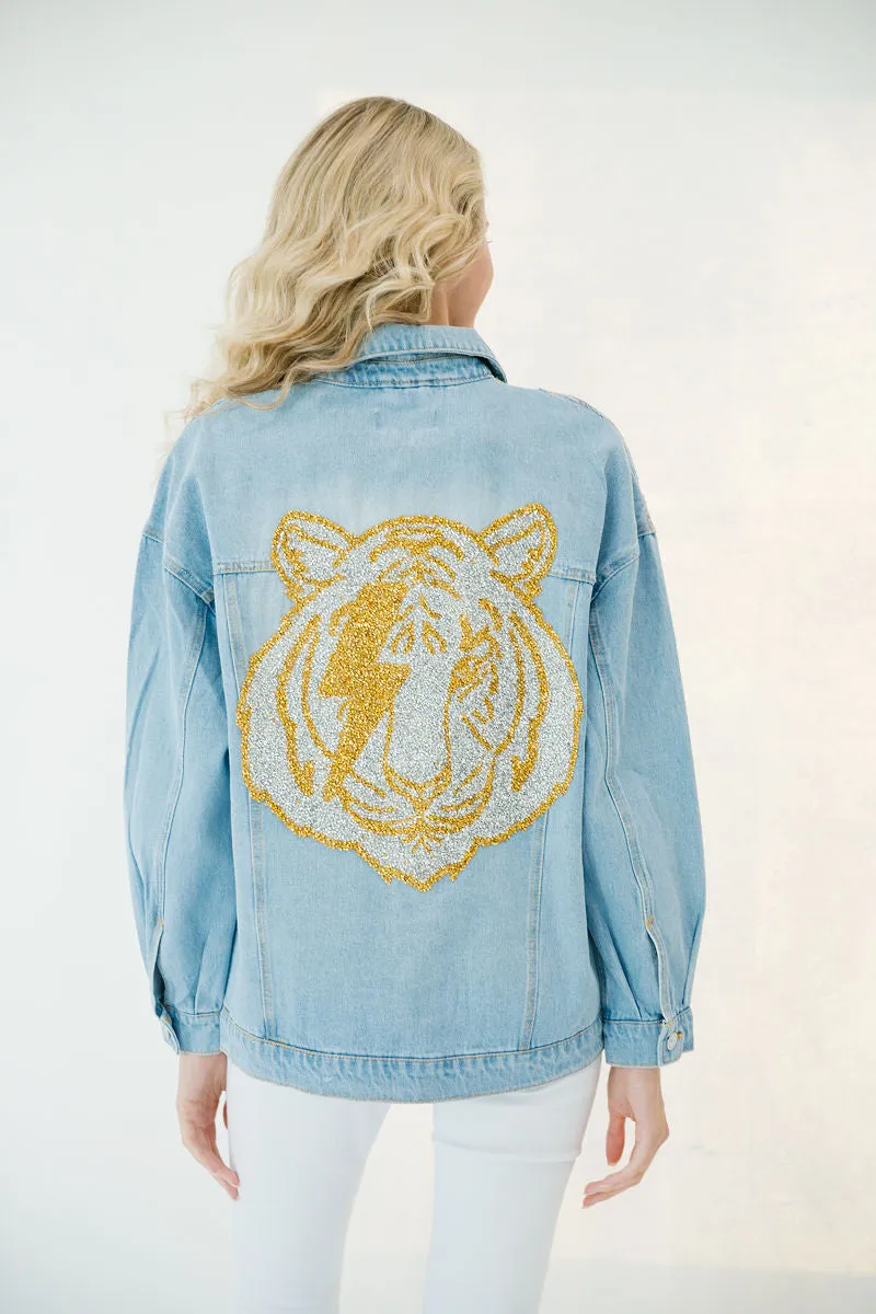 ELECTRIC TIGER DENIM JACKET