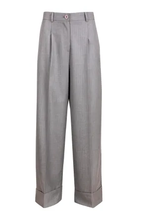 Front Pleat Tailored Pants