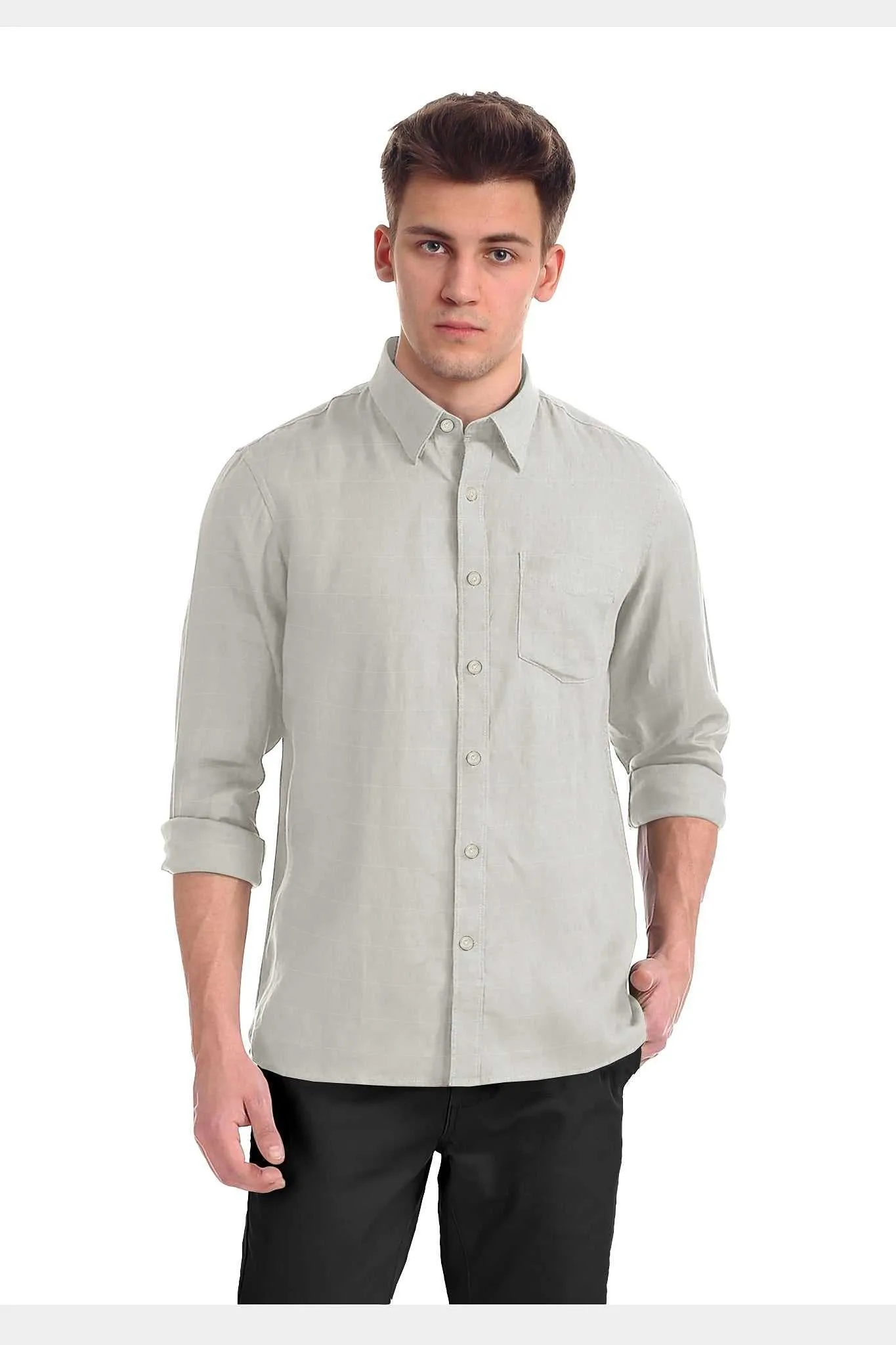 Hemploom - Elegant Hemp Shirt in Grey