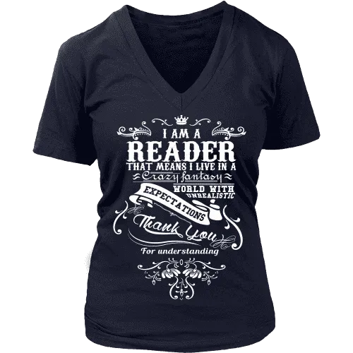 I am a reader V-neck