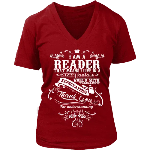 I am a reader V-neck