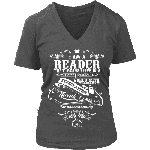 I am a reader V-neck