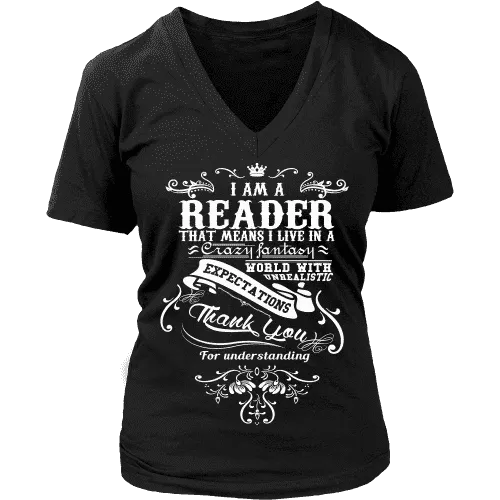 I am a reader V-neck