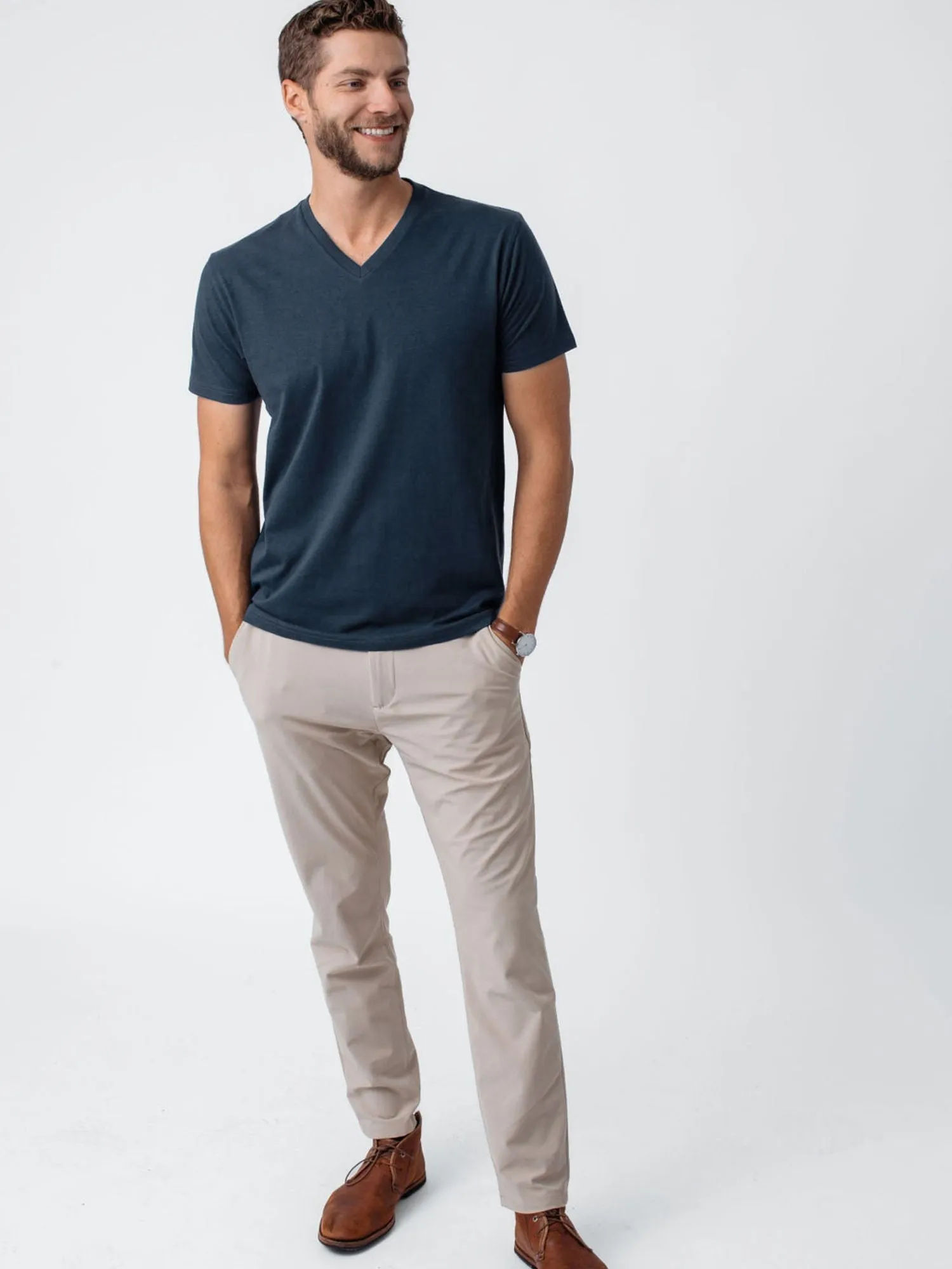 Indigo Blue V-Neck FINAL SALE