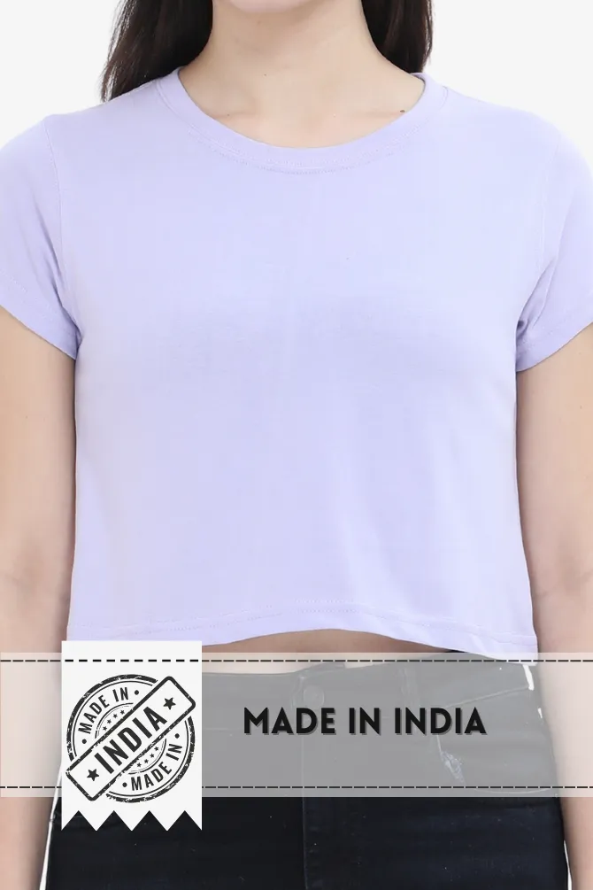 Lavender Crop Tops for women