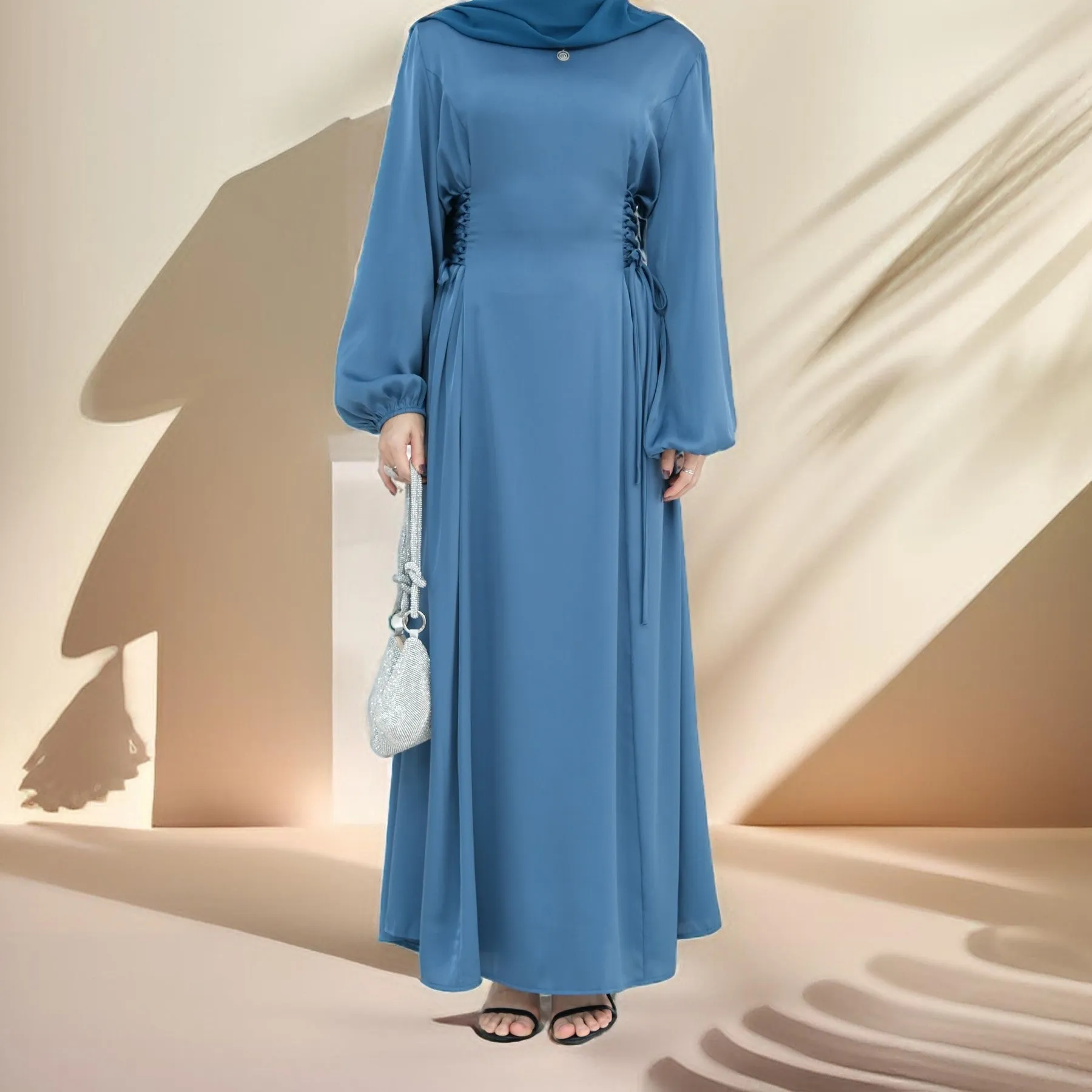 Layla al-Harir: Adjustable Waist Evening Gown