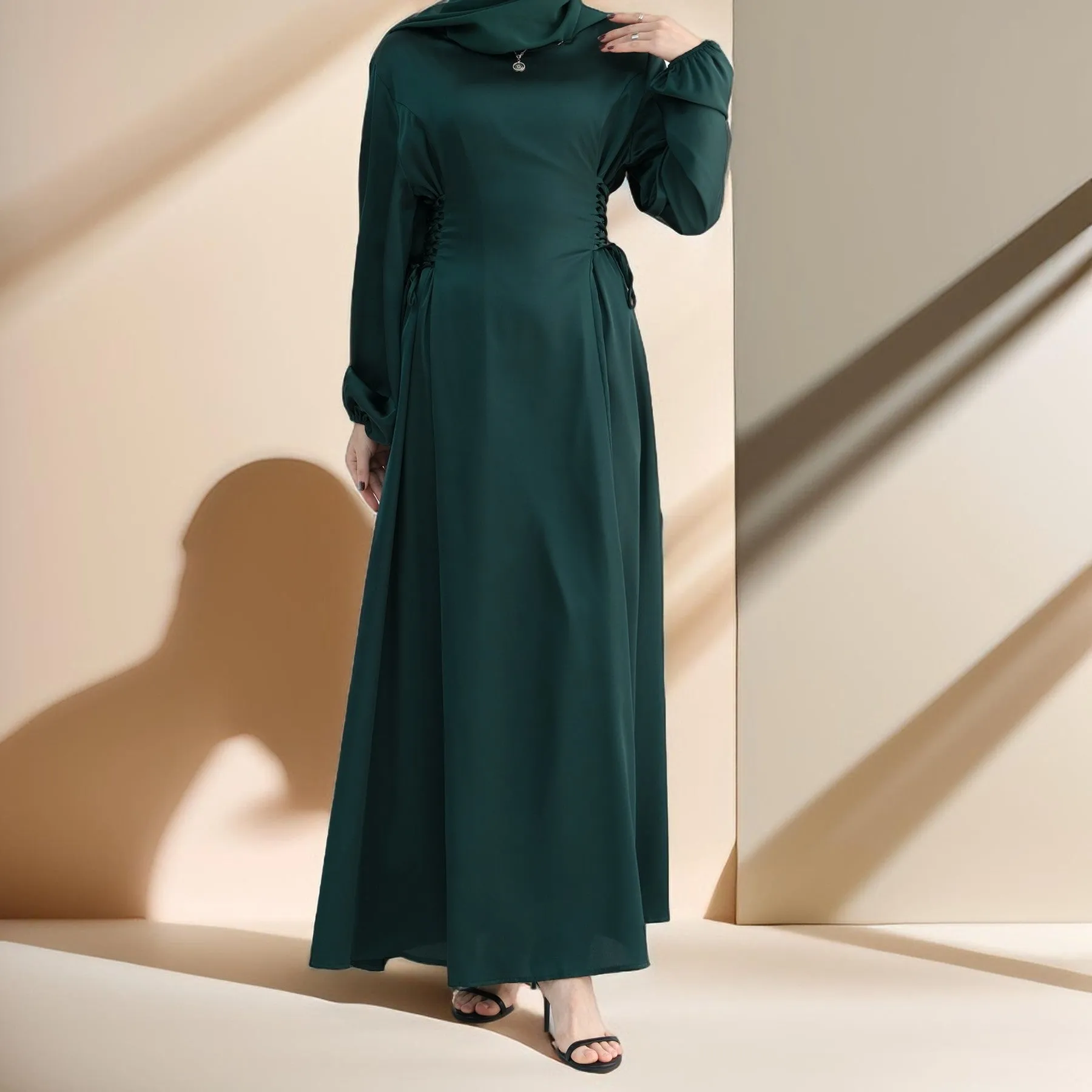 Layla al-Harir: Adjustable Waist Evening Gown