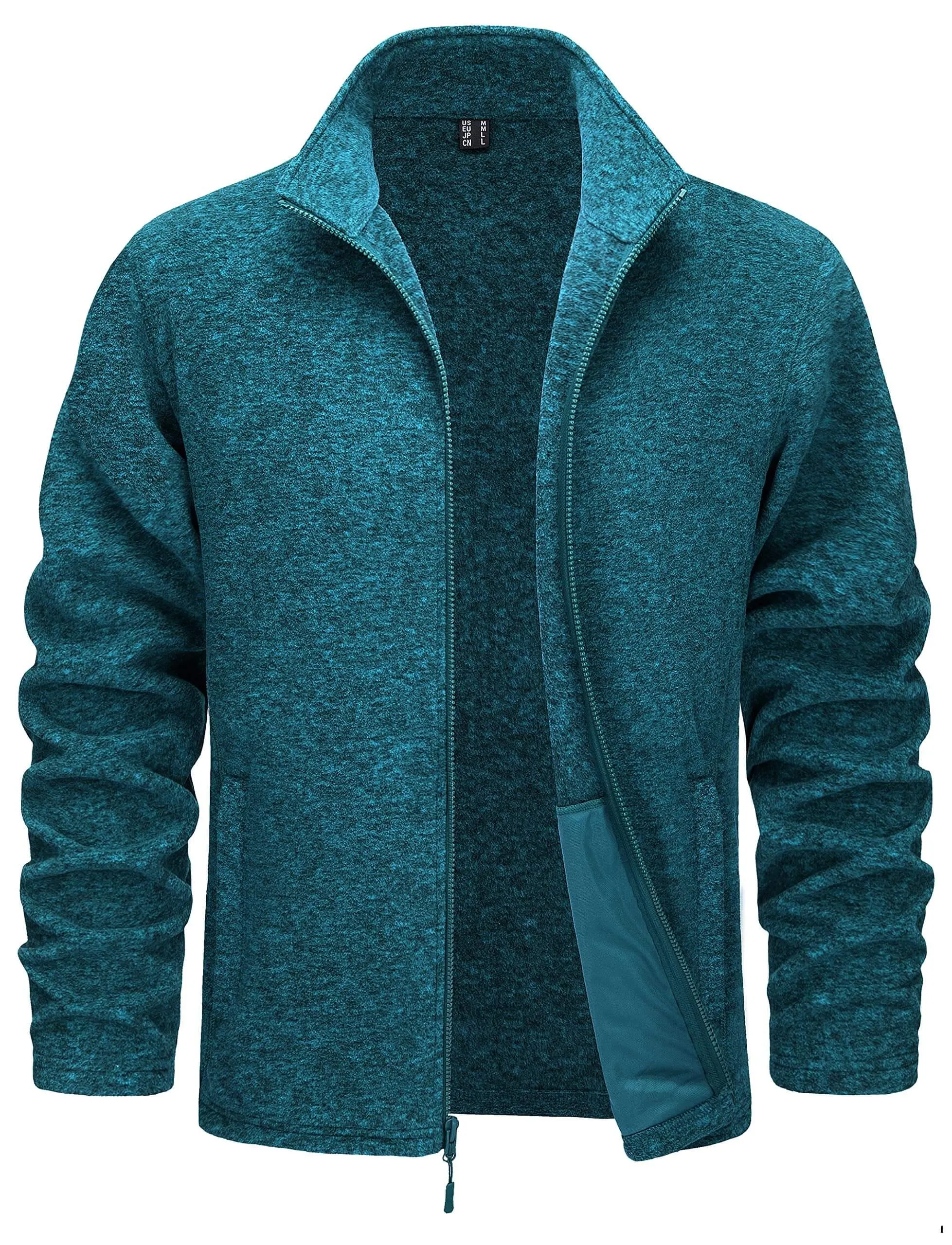 Lightweight Full Zip Fleece Jackets For Men - In 16 Colors!