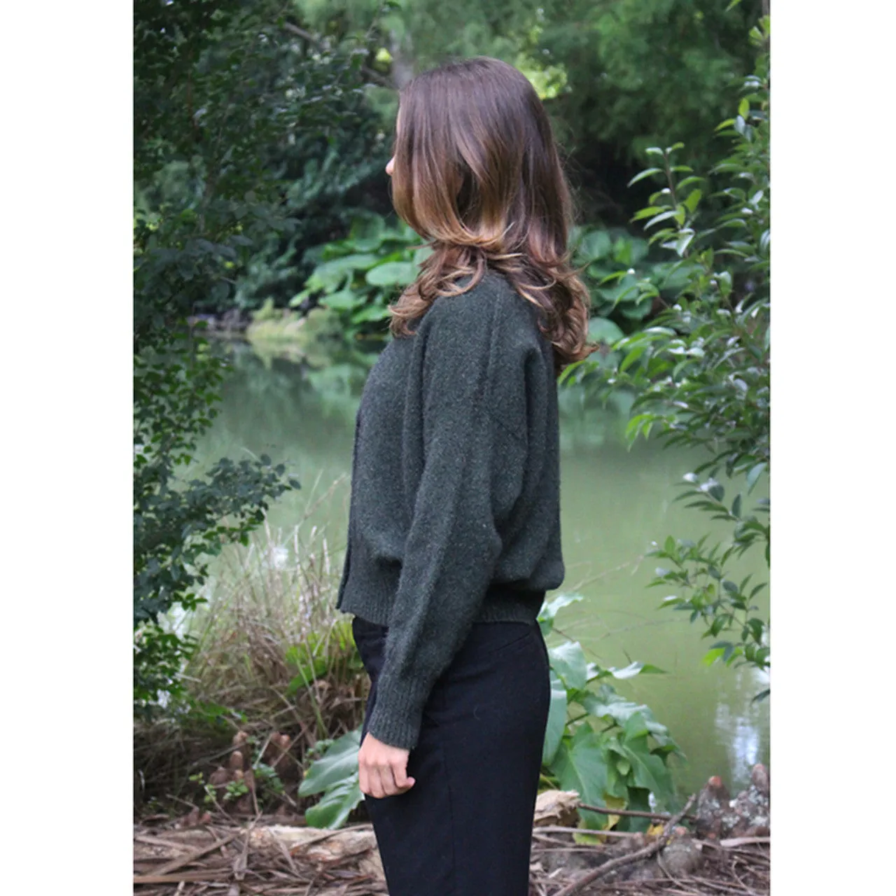 Lothlorian Prime V-Neck Cardigan - Possum Merino 9787