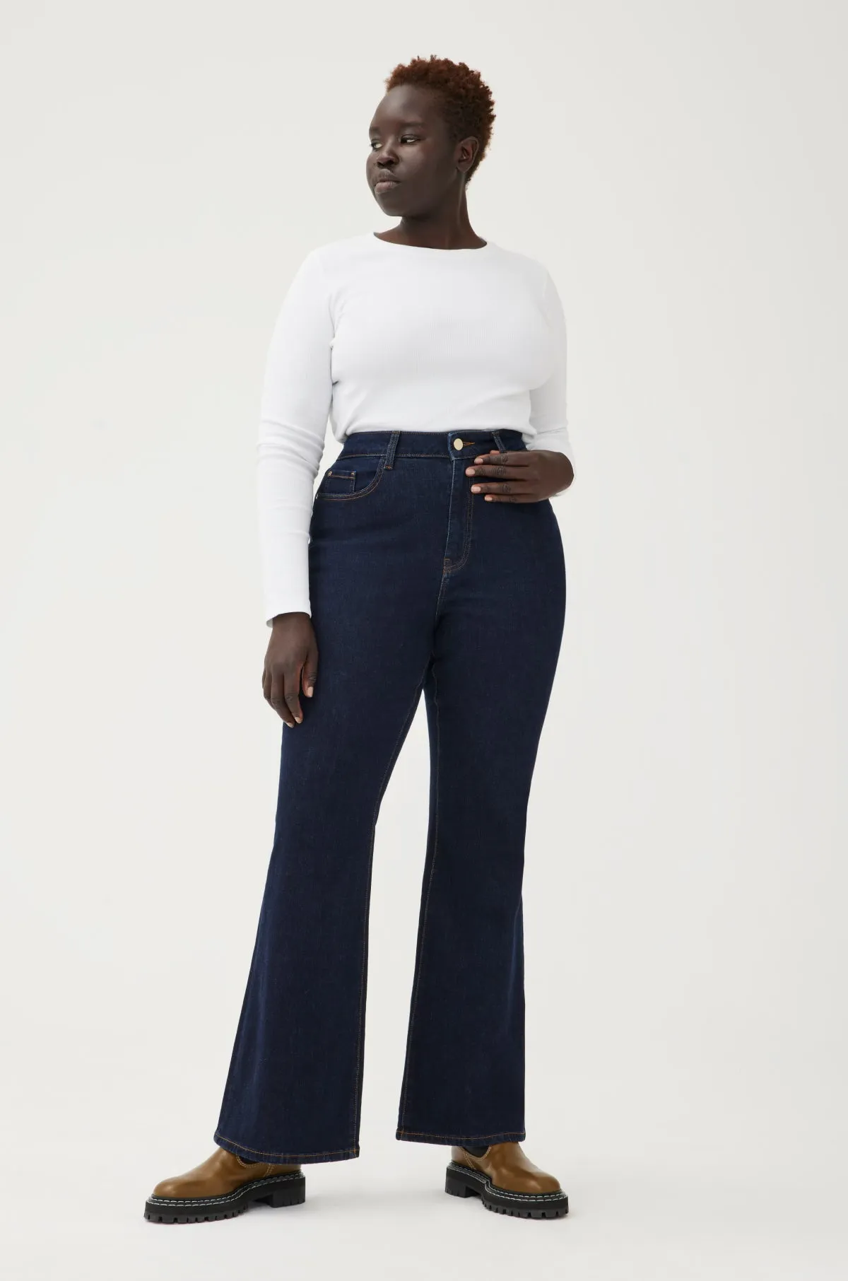 MIA PLUS - FLARE JEANS | DRUM