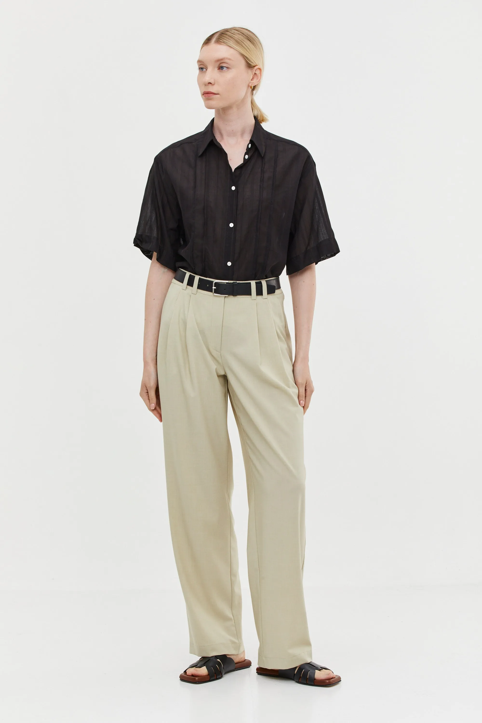 Noah Tailored Pants Beige