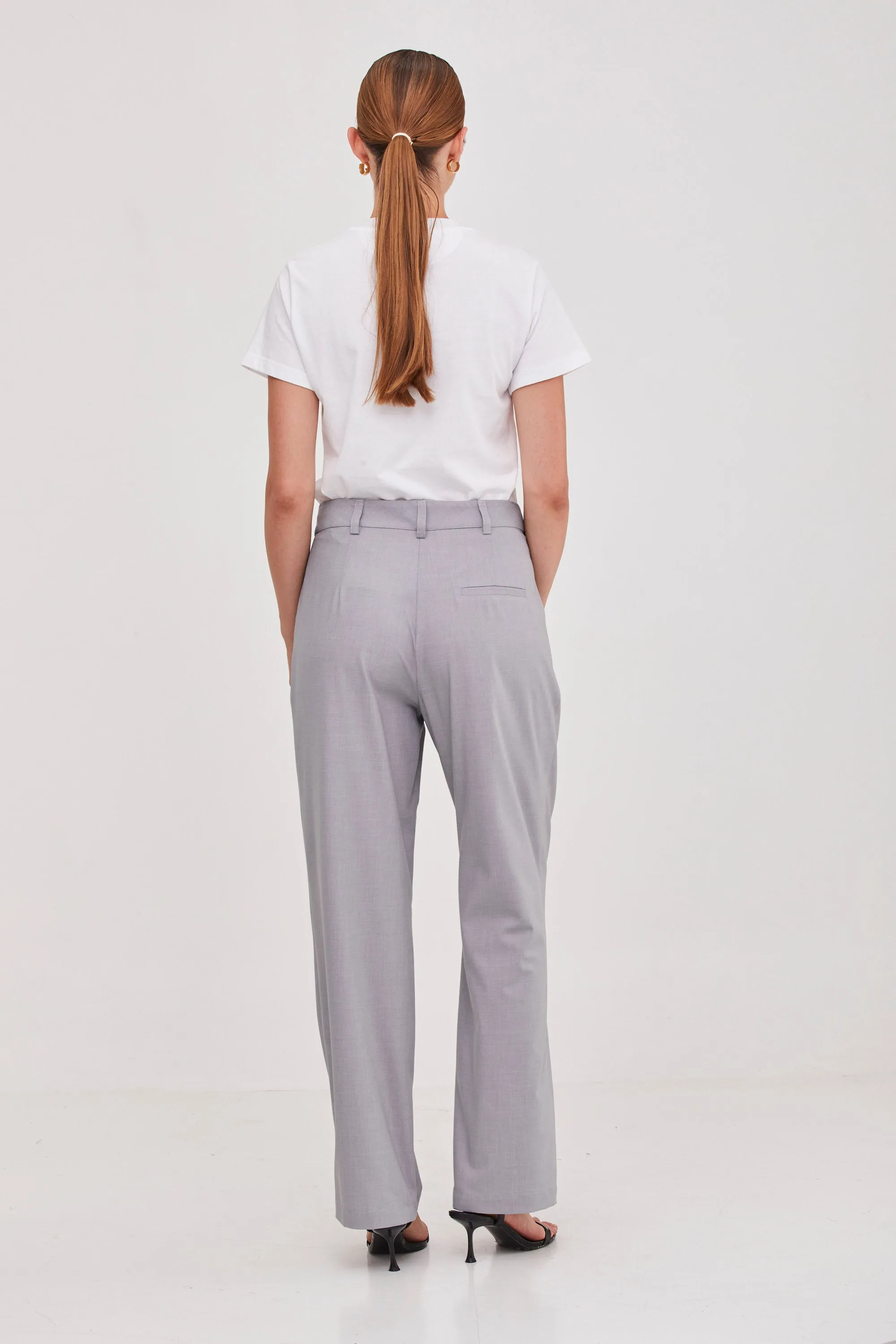 Noah Tailored Pants Grey