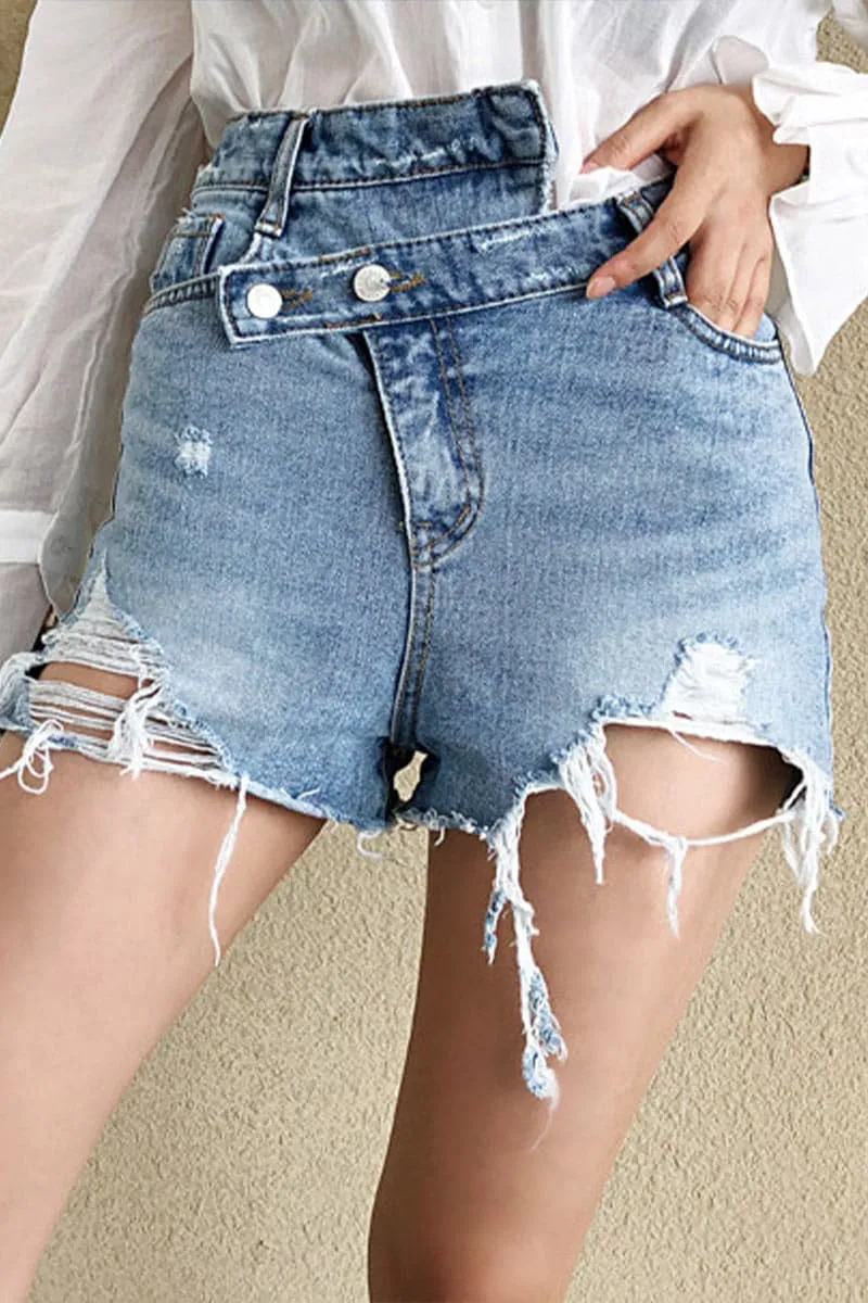 PB406 Denim Hot Shorts