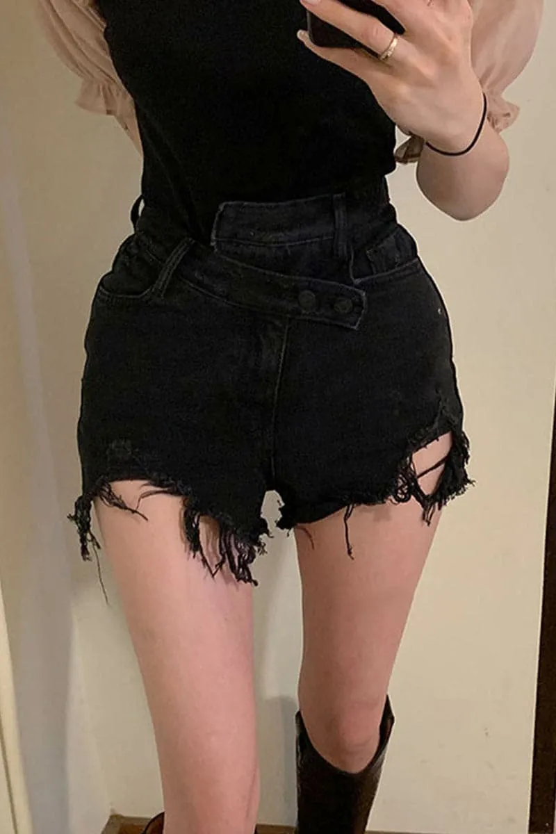 PB406 Denim Hot Shorts