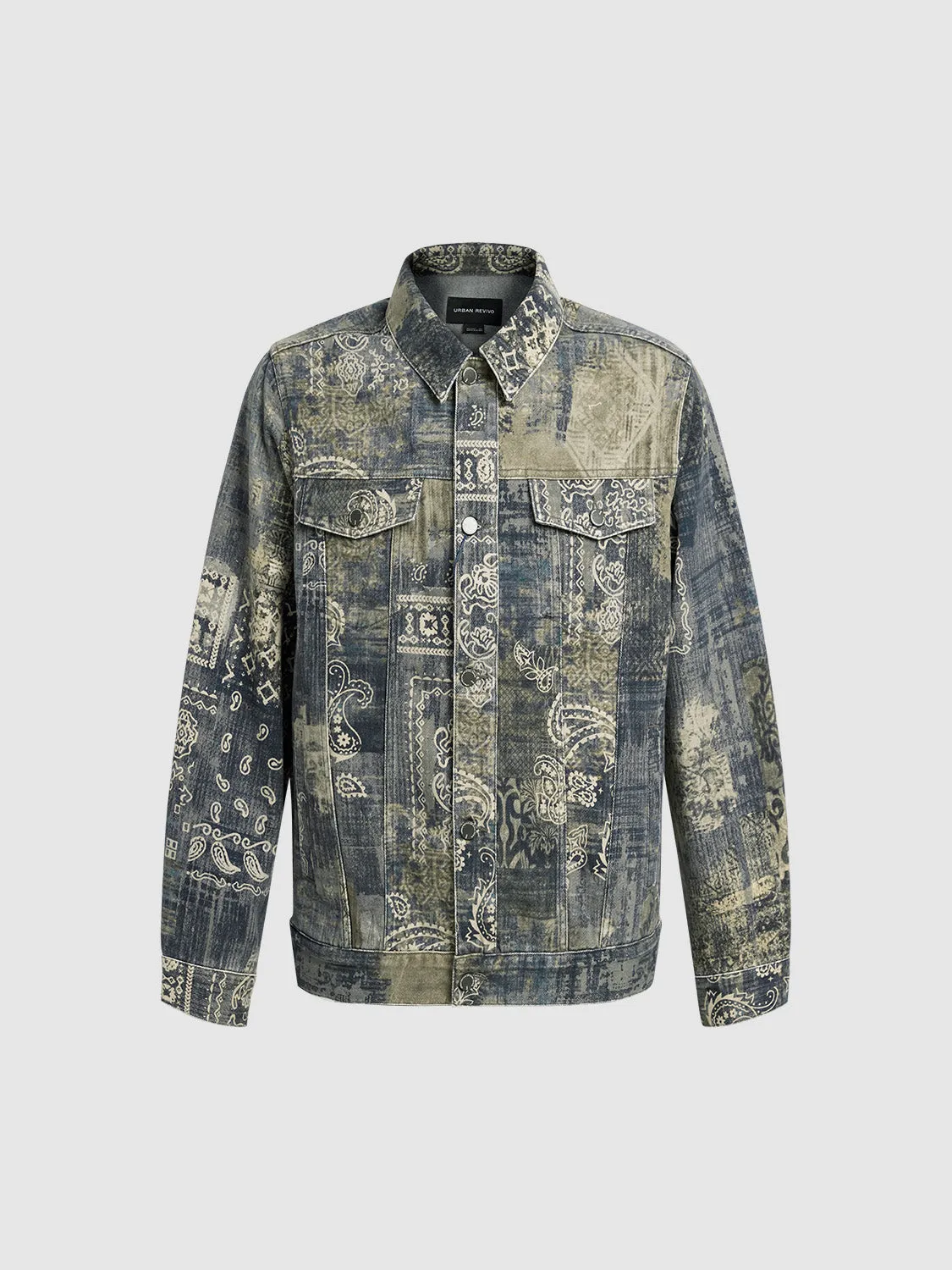 Printed Denim Trucker Jackets