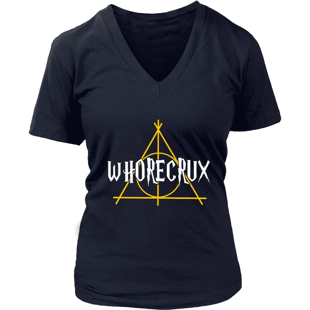 "Whorecrux" V-neck Tshirt