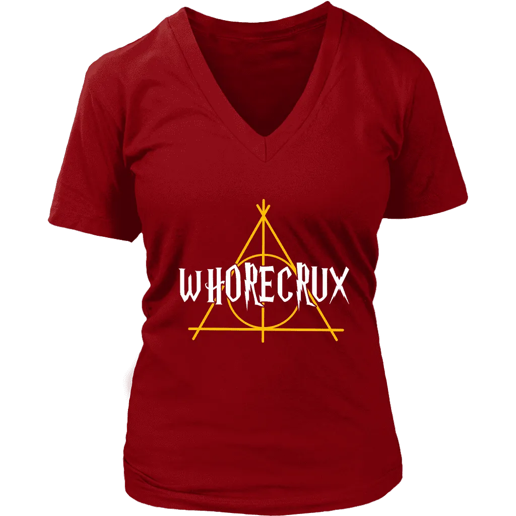 "Whorecrux" V-neck Tshirt