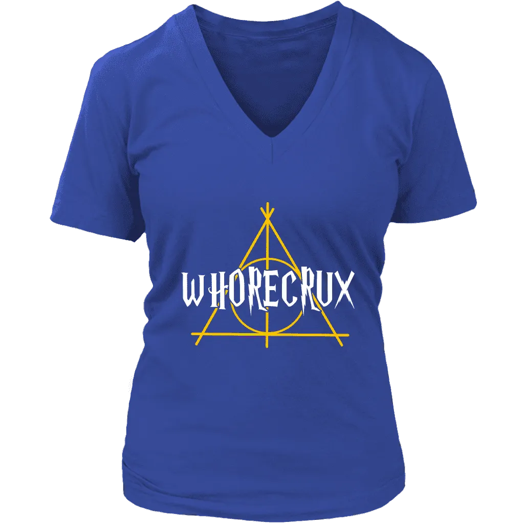 "Whorecrux" V-neck Tshirt