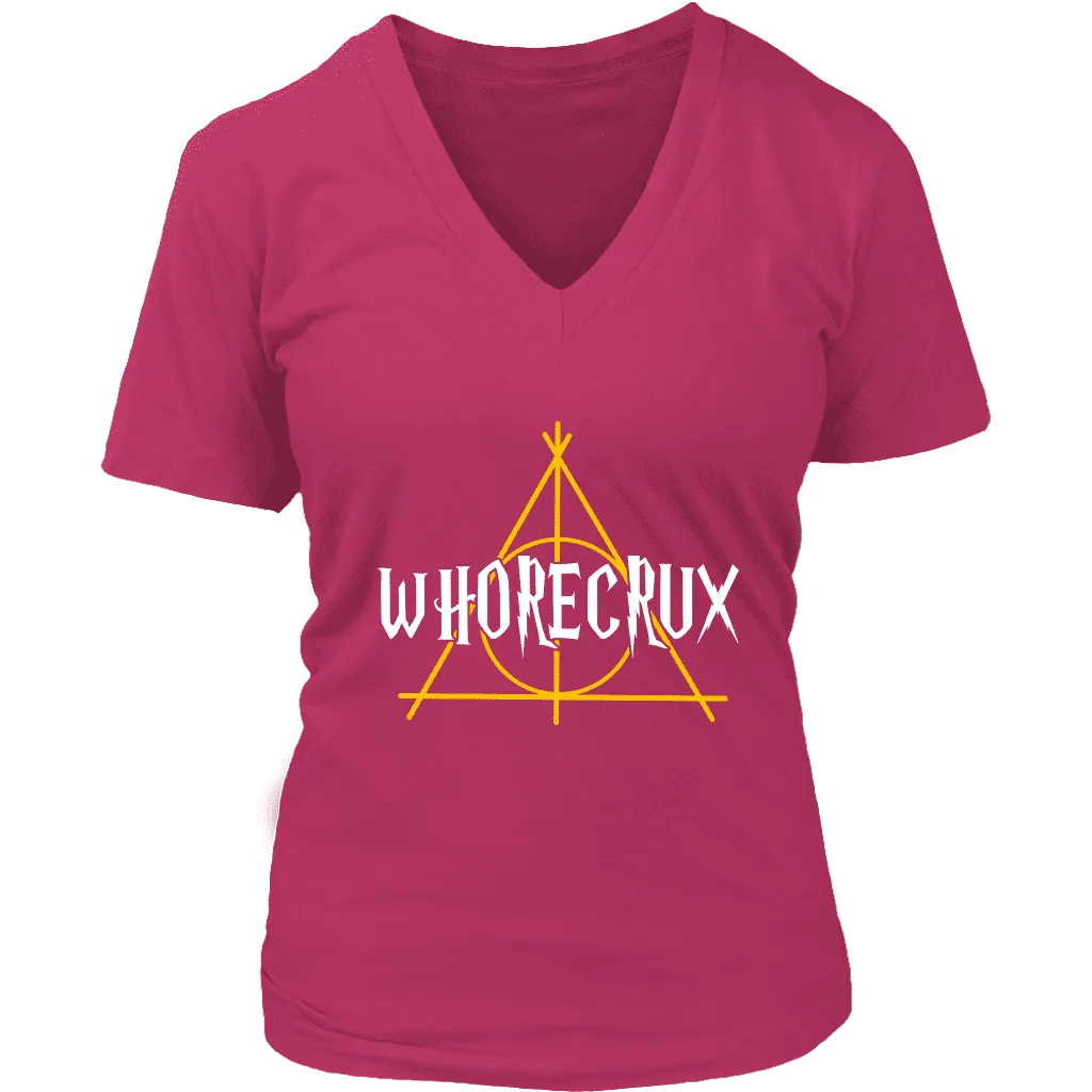 "Whorecrux" V-neck Tshirt