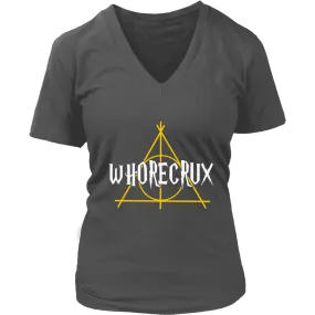 "Whorecrux" V-neck Tshirt