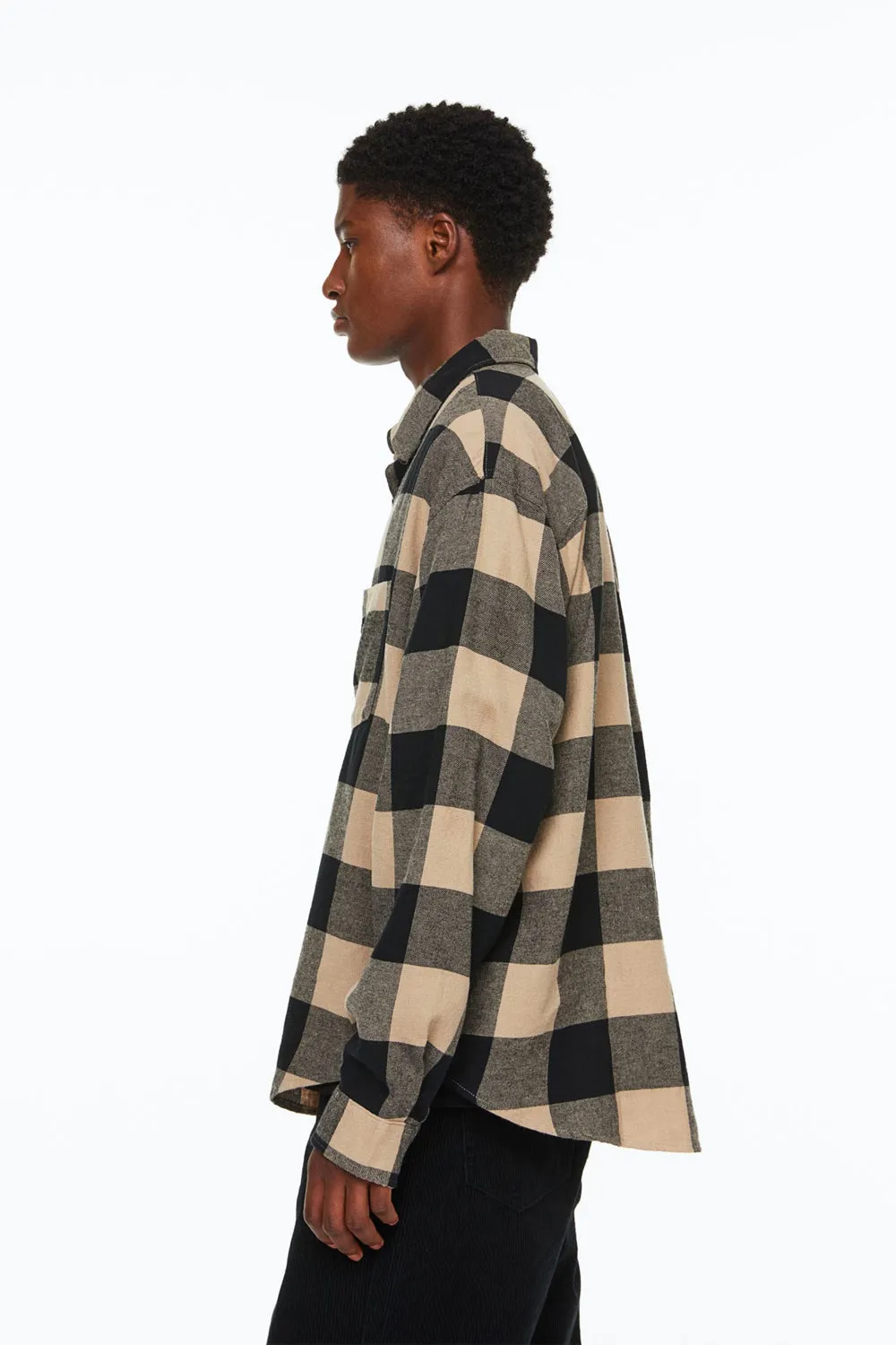 Relaxed Fit Flannel Shirt