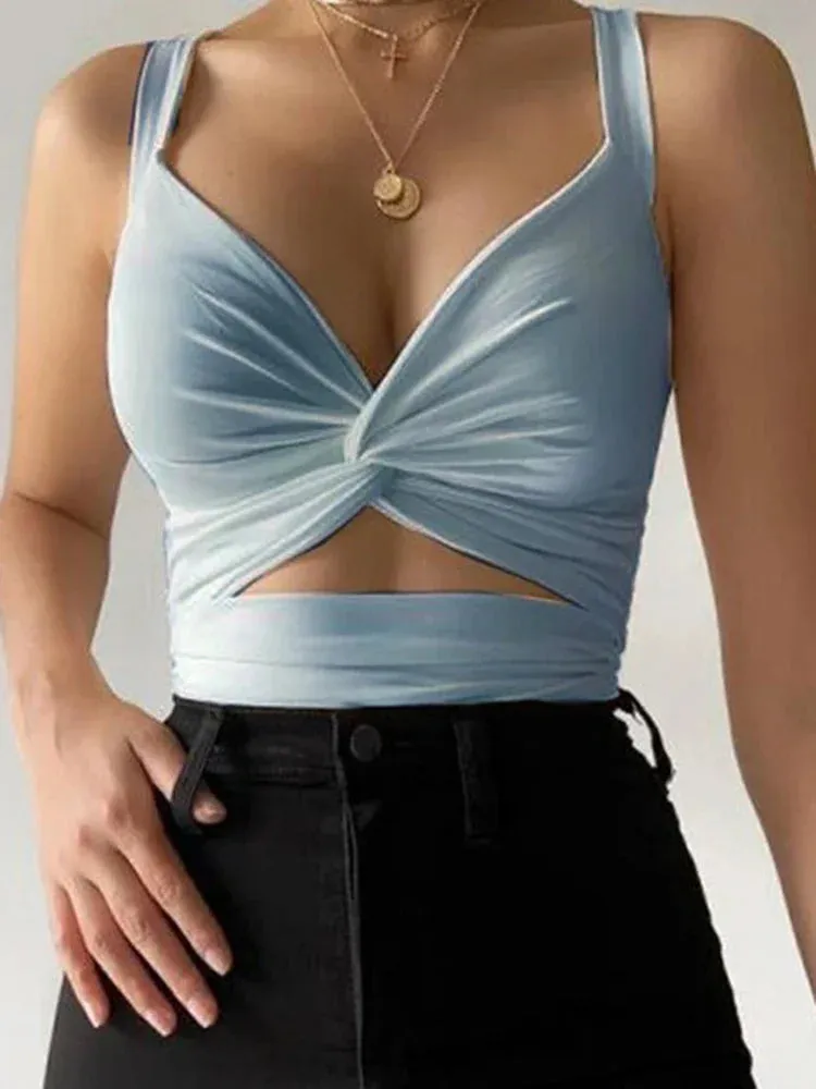 Sexy Sleeveless Crop Top