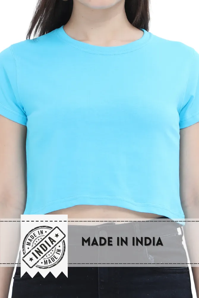 SkyBlue Crop Tops for women