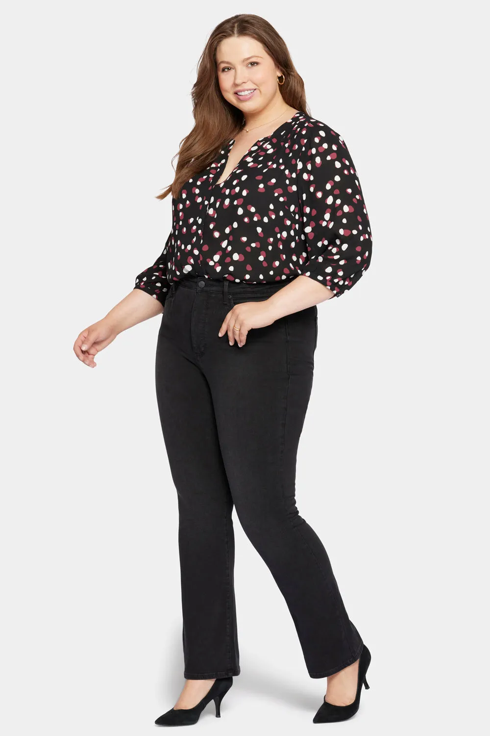 Slim Bootcut Jeans In Plus Size - Legend