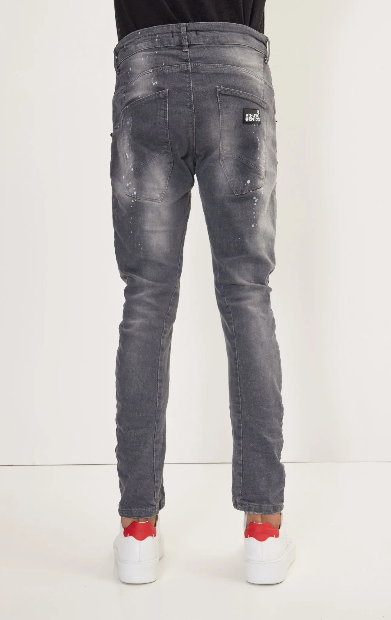 Slim-Fit Casual Jeans - Grey