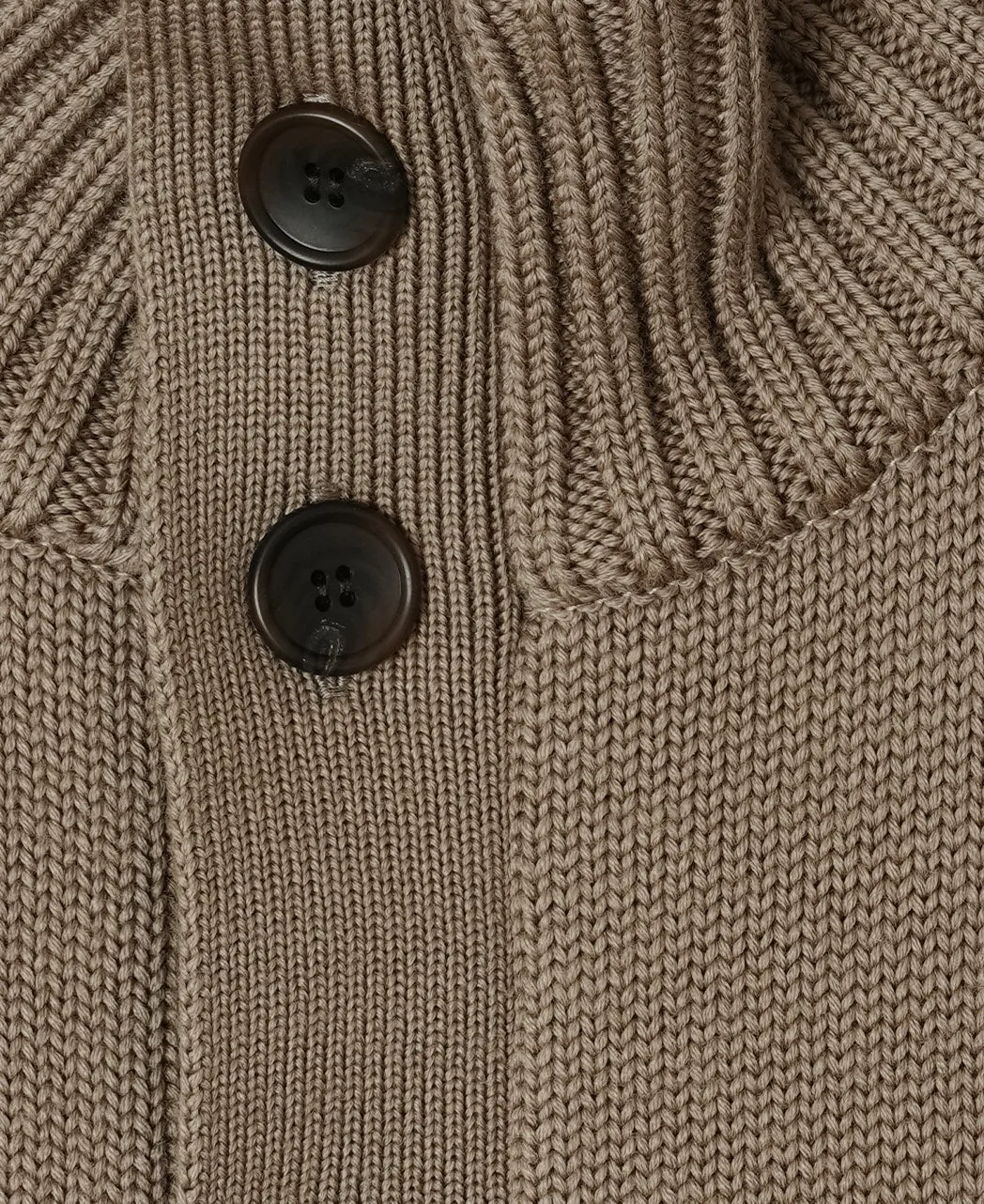 Stand Collar Cardigan - Extra Fine Merino