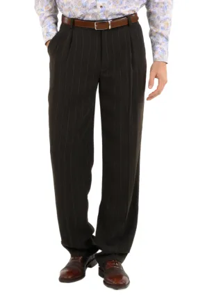 Striped Tango Pants With Two Pleats