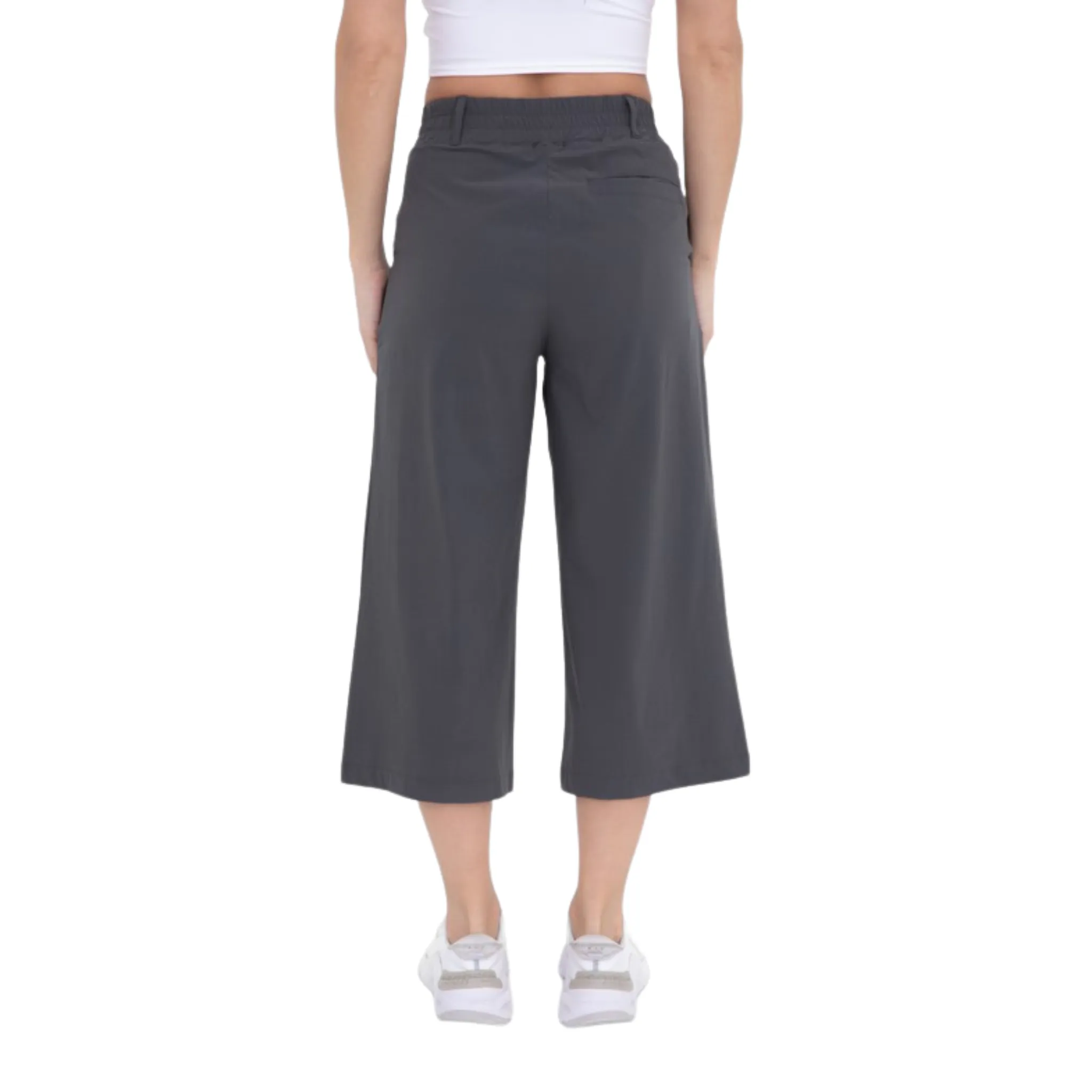 Tailored Cropped Flare Pants