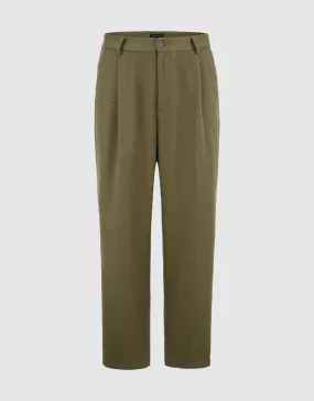 Tailored Straight Pants