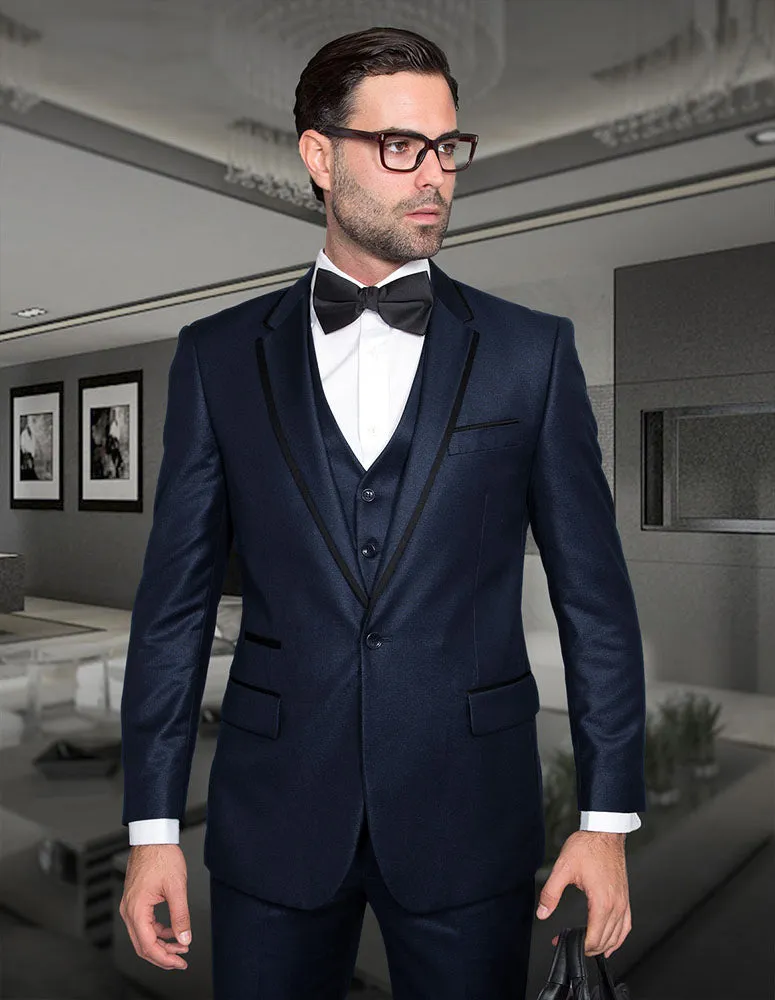 VENETIAN NAVY 3 PC TAILORED FIT TUXEDO