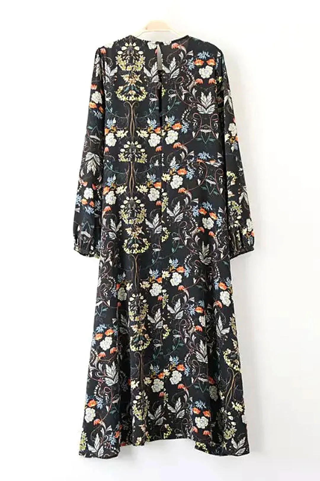 Wholesale Long Sleeve Floral Print Dresses