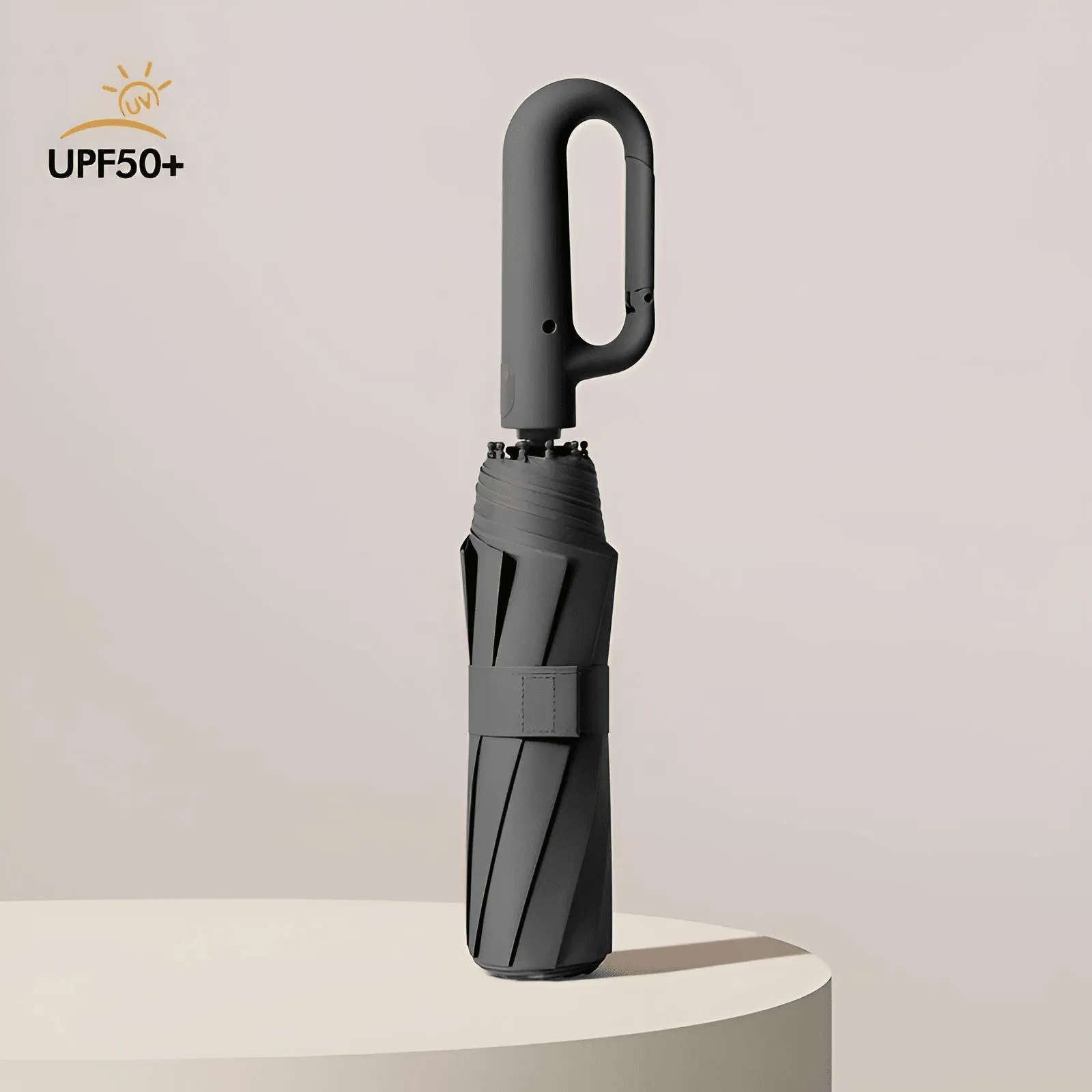 Windproof Automatic Umbrella Strong 105CM Reinforced Folding Large Buckle Handle Wind/Water/Sun Resistant