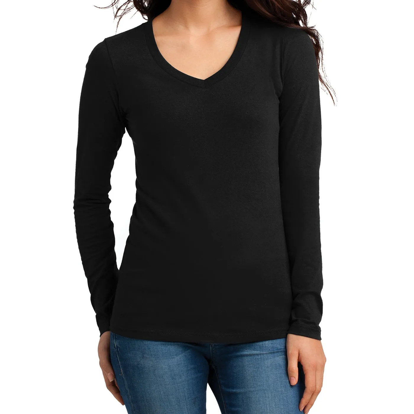 Women's Juniors The Concert Tee Long Sleeve V-Neck